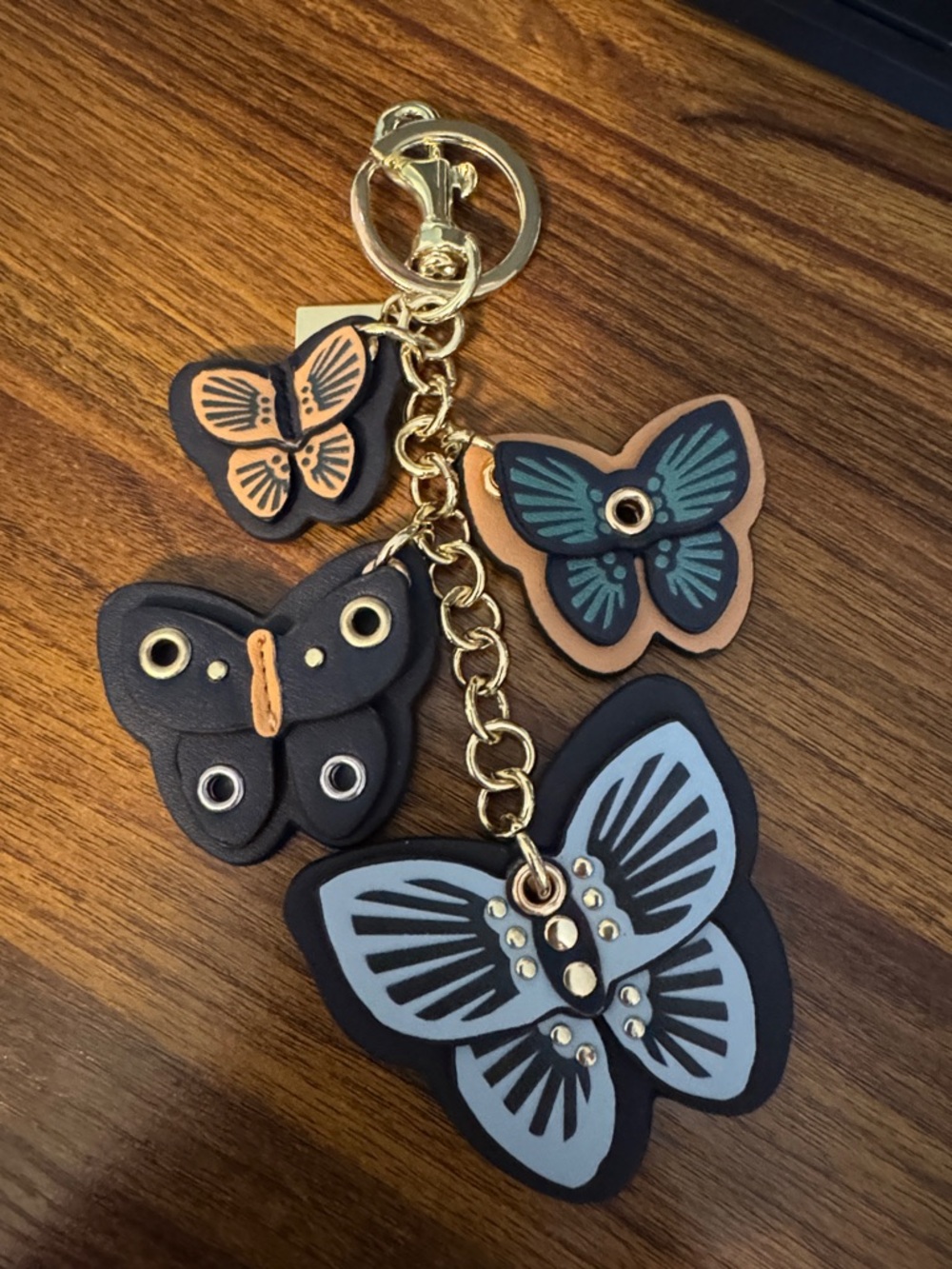 Coach Blue Butterfly charms